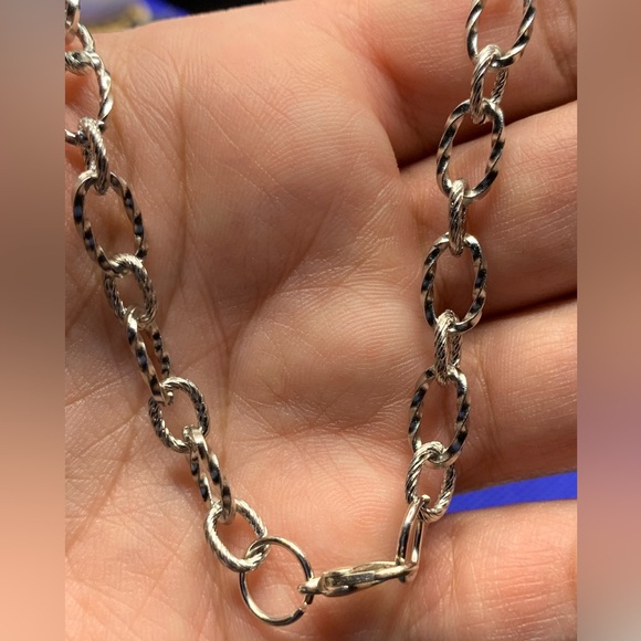 Purple & Gold Titanium Quartz Power Point Necklace 14” Clavicle Length, Handmade - Picture 11 of 11